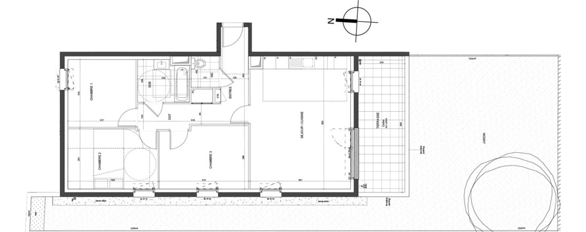 Appartement T4 de 79,56 m2 &agrave; Nancy Charles iii