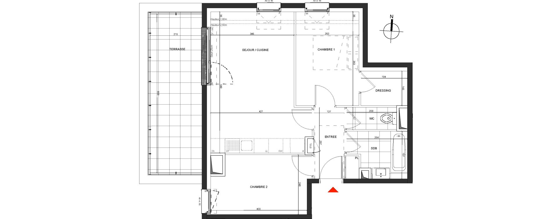 Appartement T3 de 52,27 m2 &agrave; Nancy Charles iii