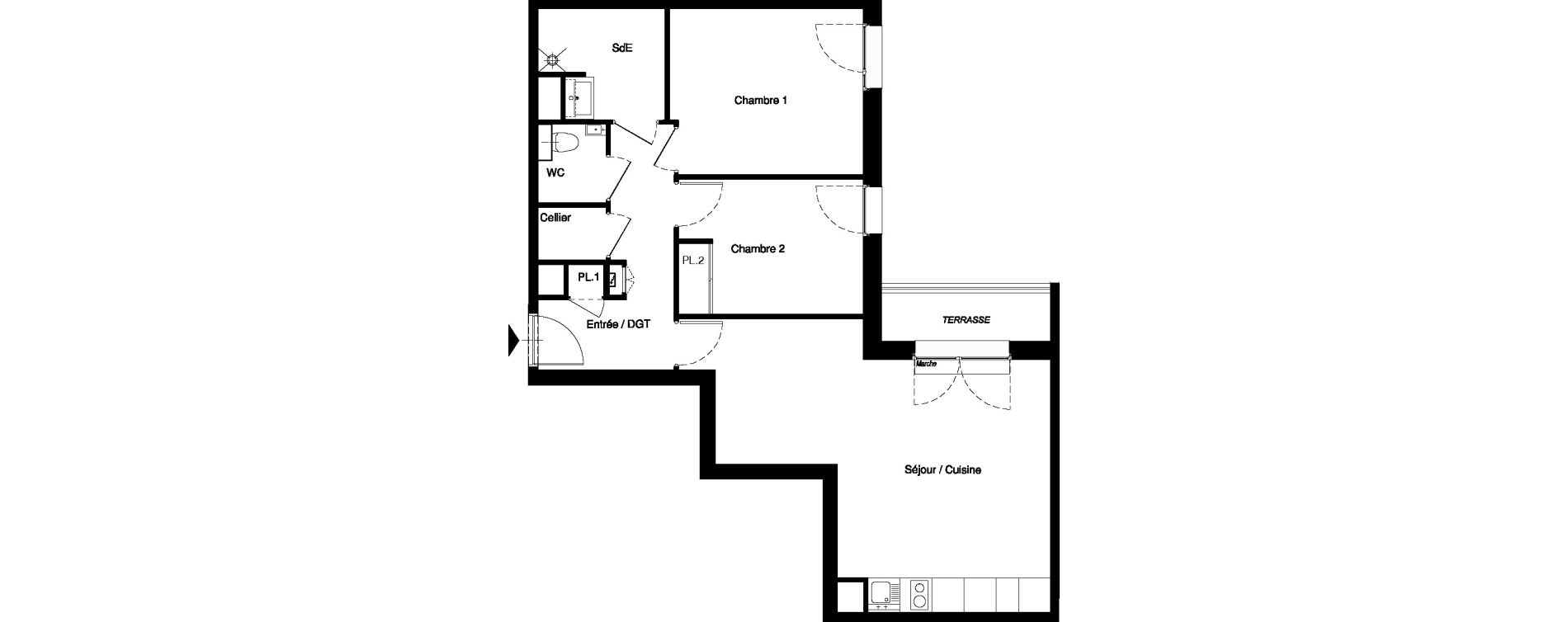 Appartement T3 de 62,43 m2 &agrave; Nancy Rives de meurthe