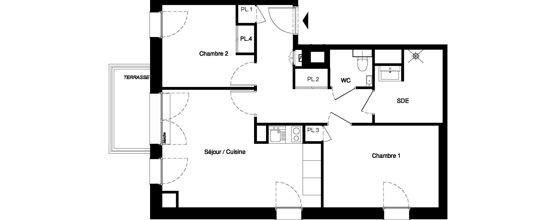 Appartement T3 de 58,23 m2 &agrave; Nancy Rives de meurthe