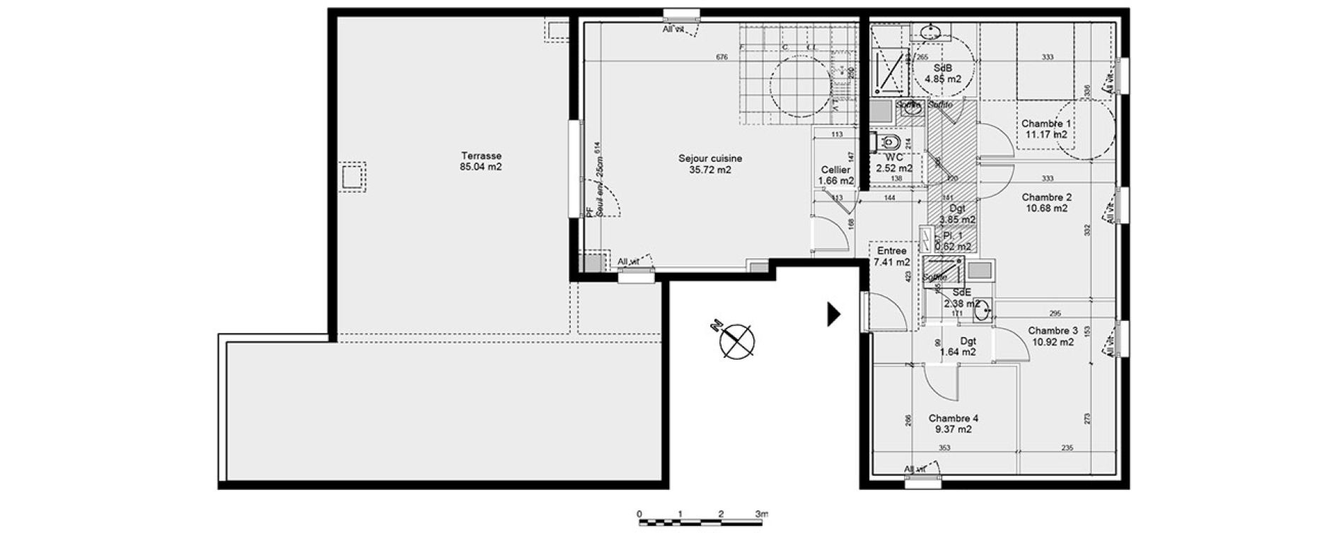 Appartement T5 de 102,79 m2 &agrave; Nancy Rives de meurthe