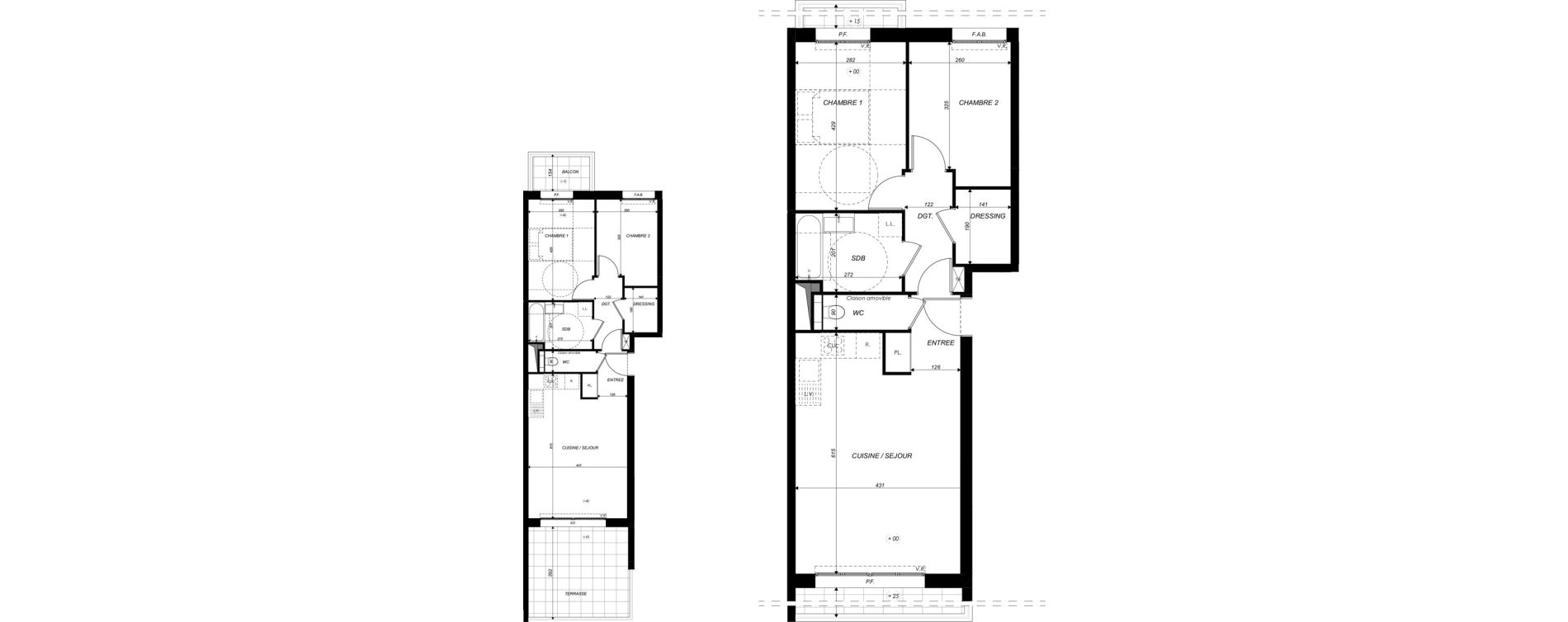 Appartement T3 de 61,65 m2 &agrave; Nancy Rives de meurthe