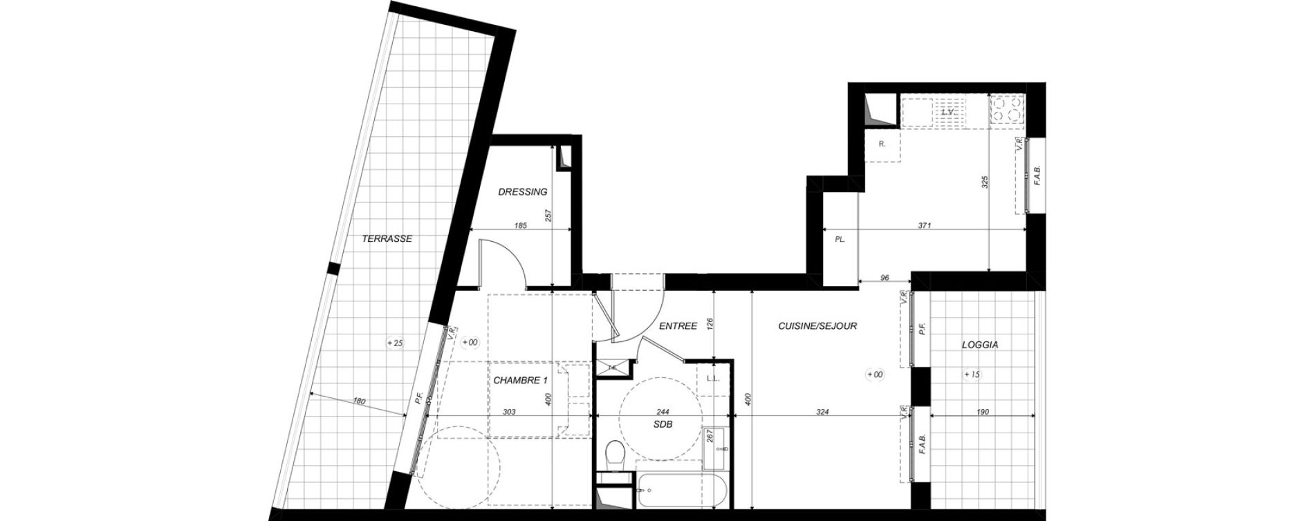 Appartement T2 de 49,02 m2 &agrave; Nancy Rives de meurthe