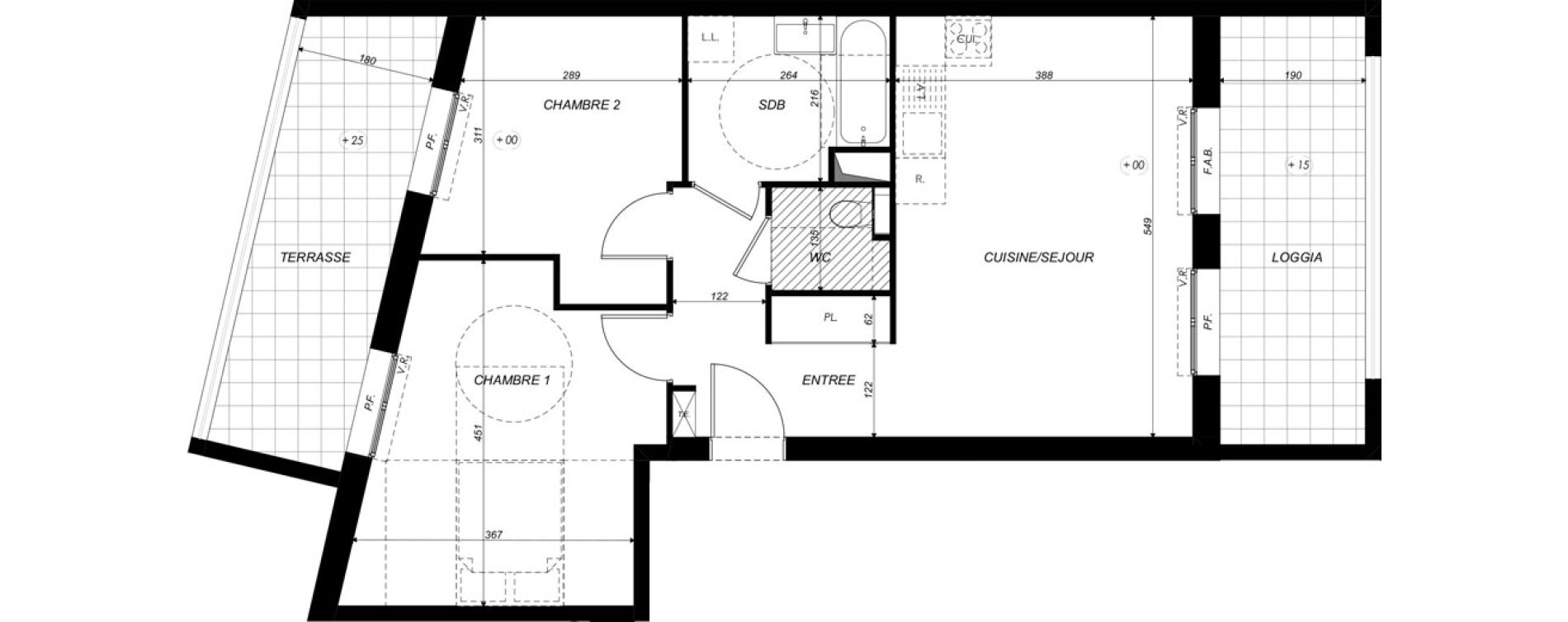 Appartement T3 de 60,78 m2 &agrave; Nancy Rives de meurthe