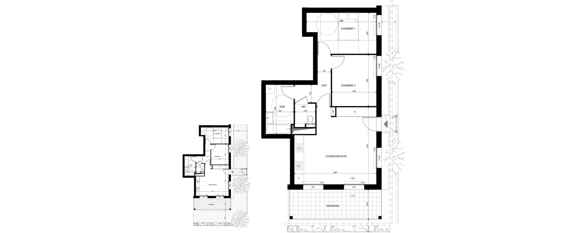 Appartement T3 de 63,24 m2 &agrave; Nancy Rives de meurthe