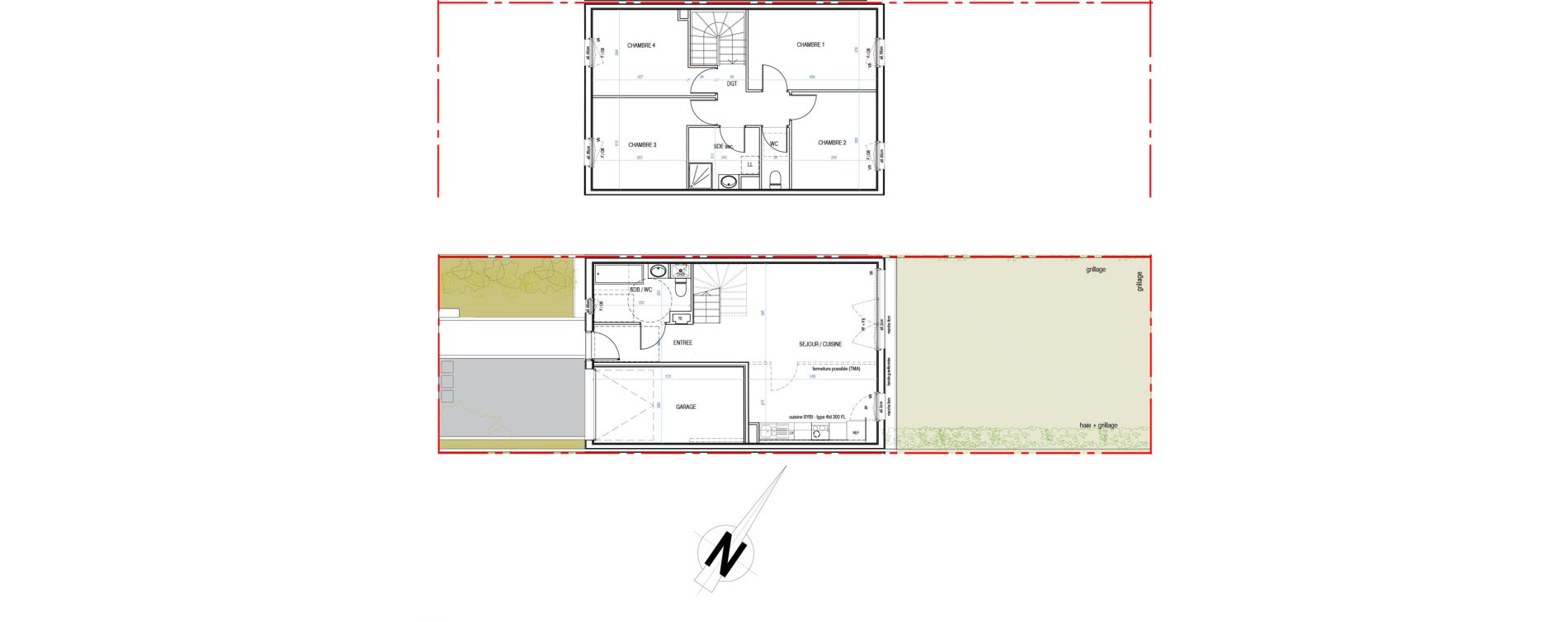 Maison T5 de 93,90 m2 &agrave; Nancy Le plateau de haye