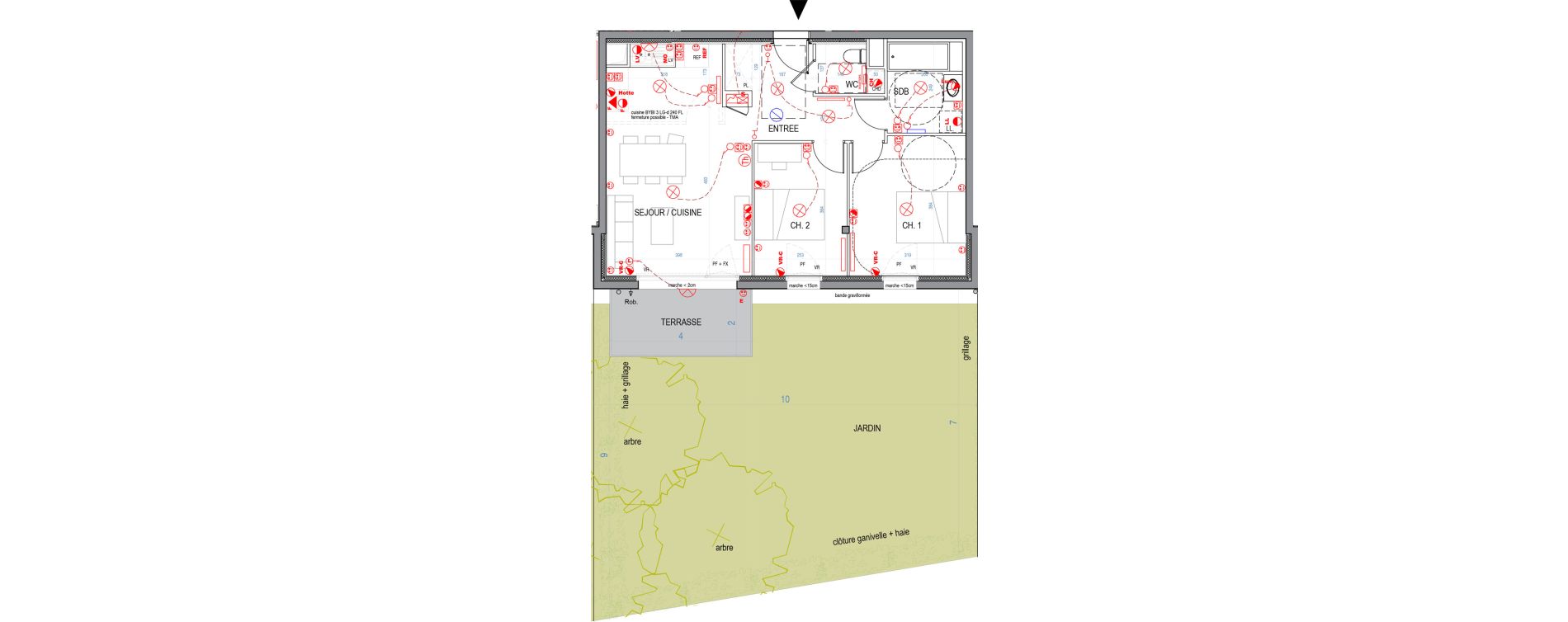 Appartement T3 de 59,49 m2 &agrave; Nancy Le plateau de haye