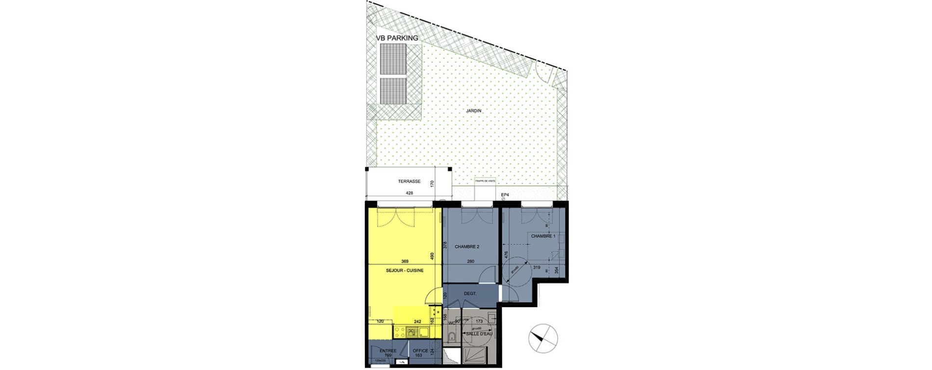 Appartement T3 de 62,11 m2 &agrave; Nancy Grand coeur