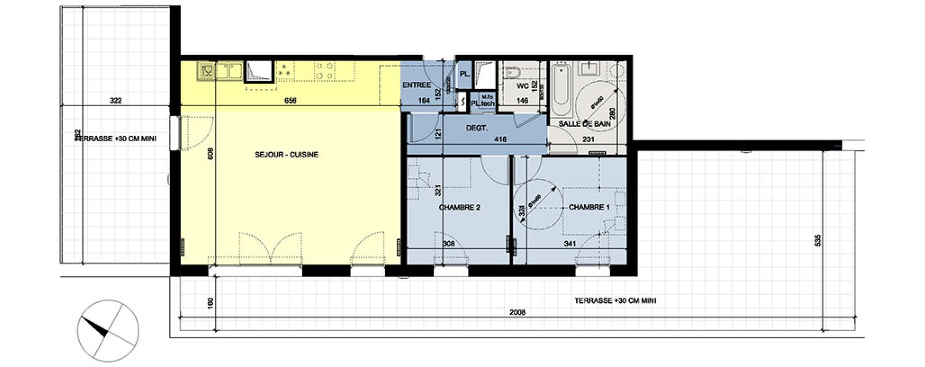 Appartement T3 de 77,08 m2 &agrave; Nancy Grand coeur