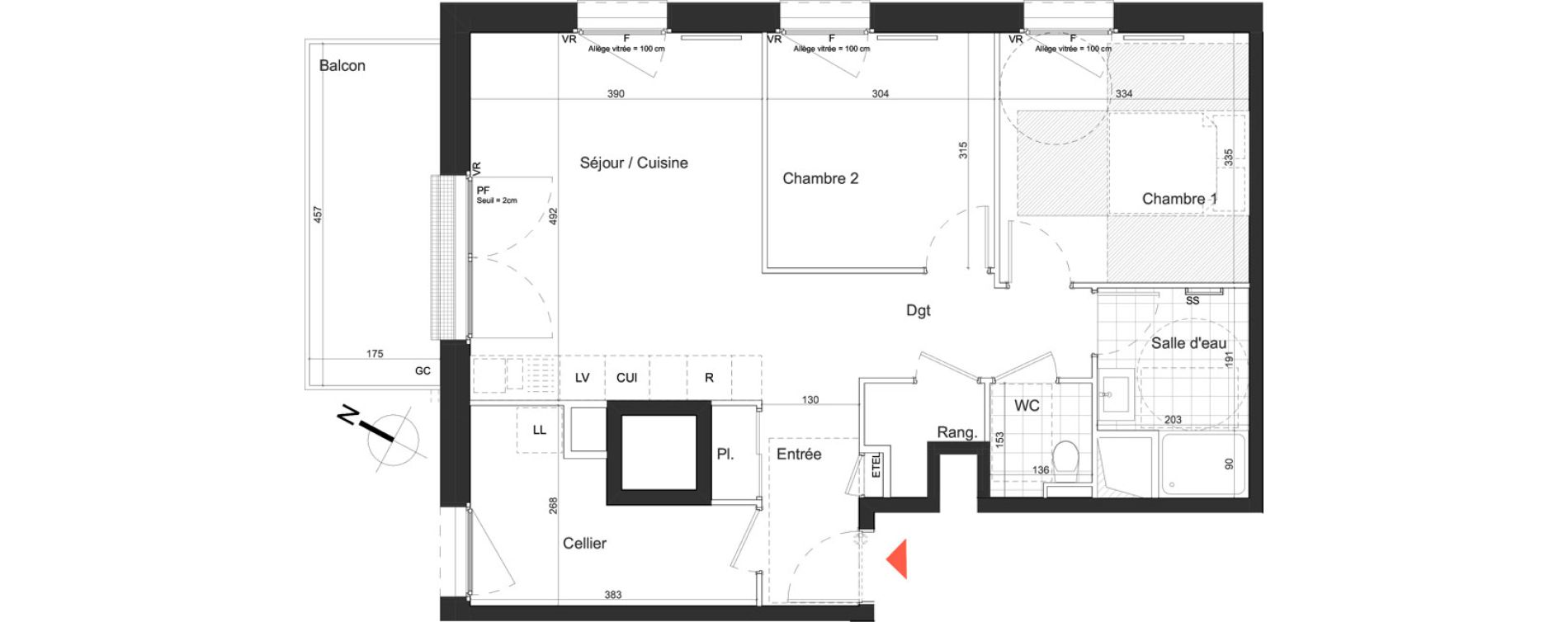 Appartement T3 de 66,50 m2 &agrave; Nancy Grand coeur