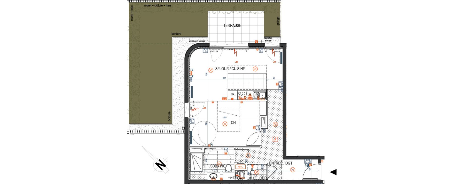 Appartement T2 de 47,49 m2 &agrave; Saint-Max Centre