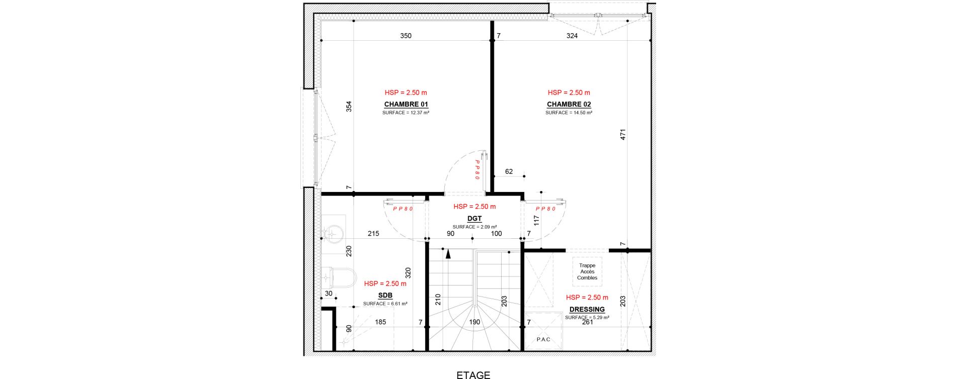 Maison T3 de 80,32 m2 &agrave; Rurange-L&egrave;s-Thionville Centre