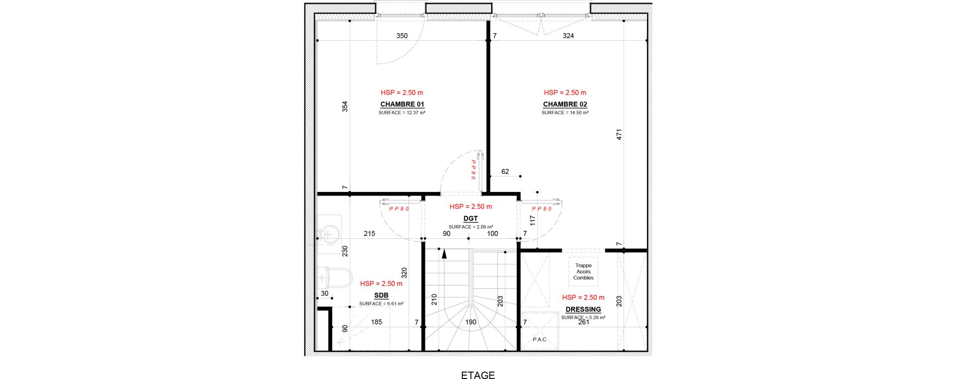 Maison T3 de 80,32 m2 &agrave; Rurange-L&egrave;s-Thionville Centre