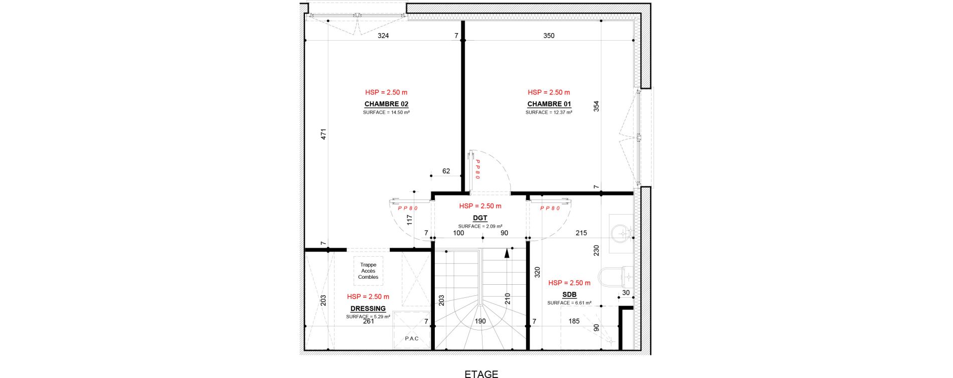 Maison T4 de 80,32 m2 &agrave; Rurange-L&egrave;s-Thionville Centre