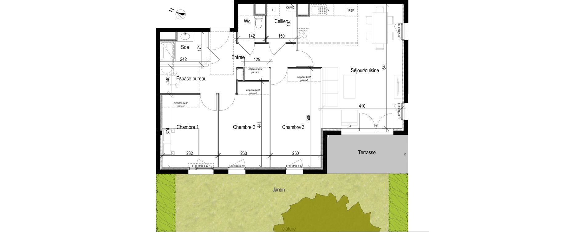 Appartement T4 de 86,08 m2 &agrave; Woippy Les c&ocirc;teaux