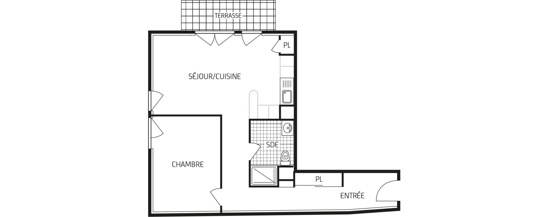 Appartement T2 de 52,24 m2 &agrave; Villers-Cotter&ecirc;ts Centre