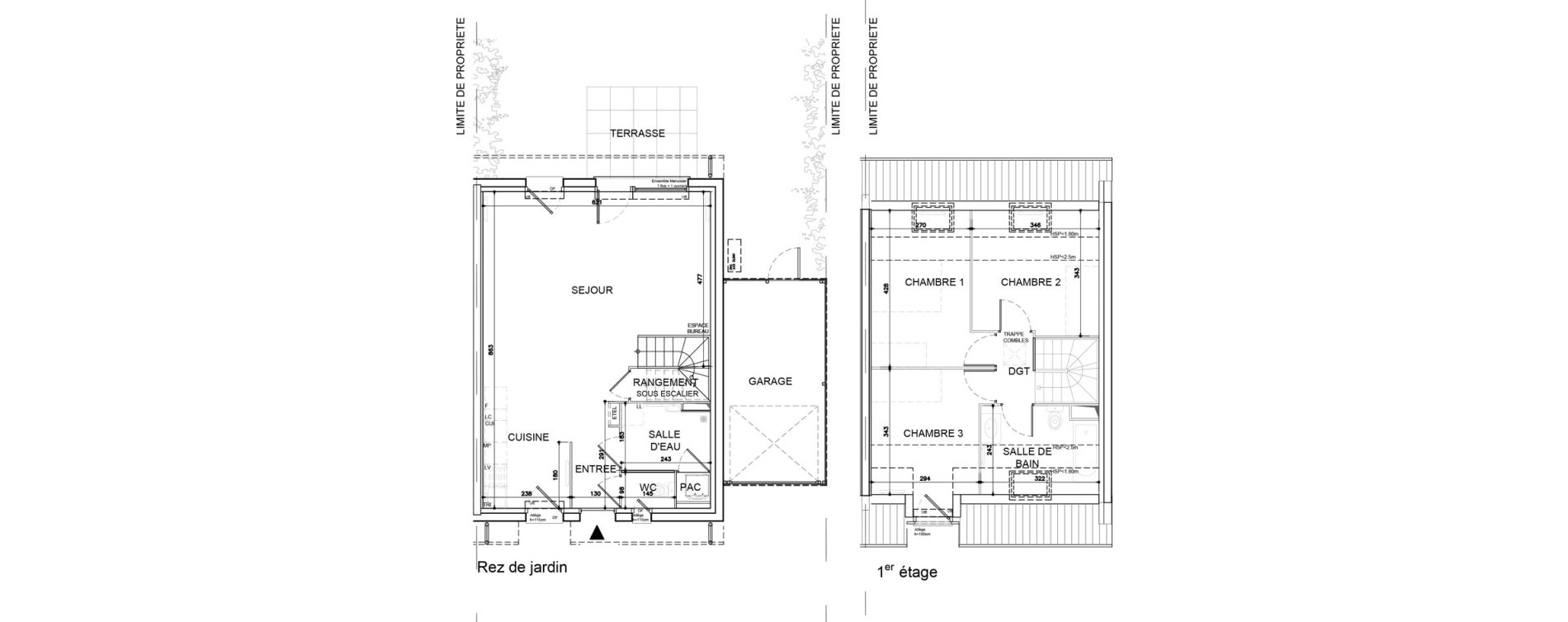 Maison T4 de 86,53 m2 &agrave; Ann&oelig;ullin Centre