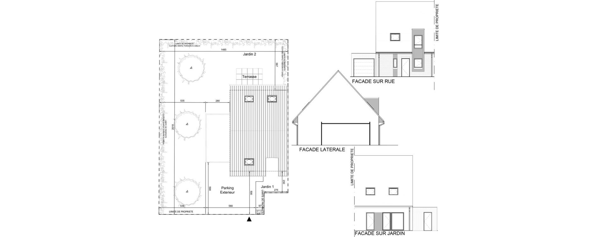Maison T4 de 86,53 m2 &agrave; Ann&oelig;ullin Centre