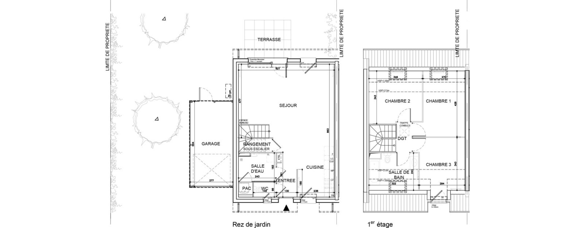 Maison T4 de 86,53 m2 &agrave; Ann&oelig;ullin Centre