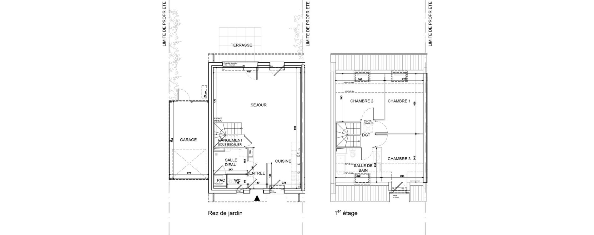 Maison T4 de 86,53 m2 &agrave; Ann&oelig;ullin Centre