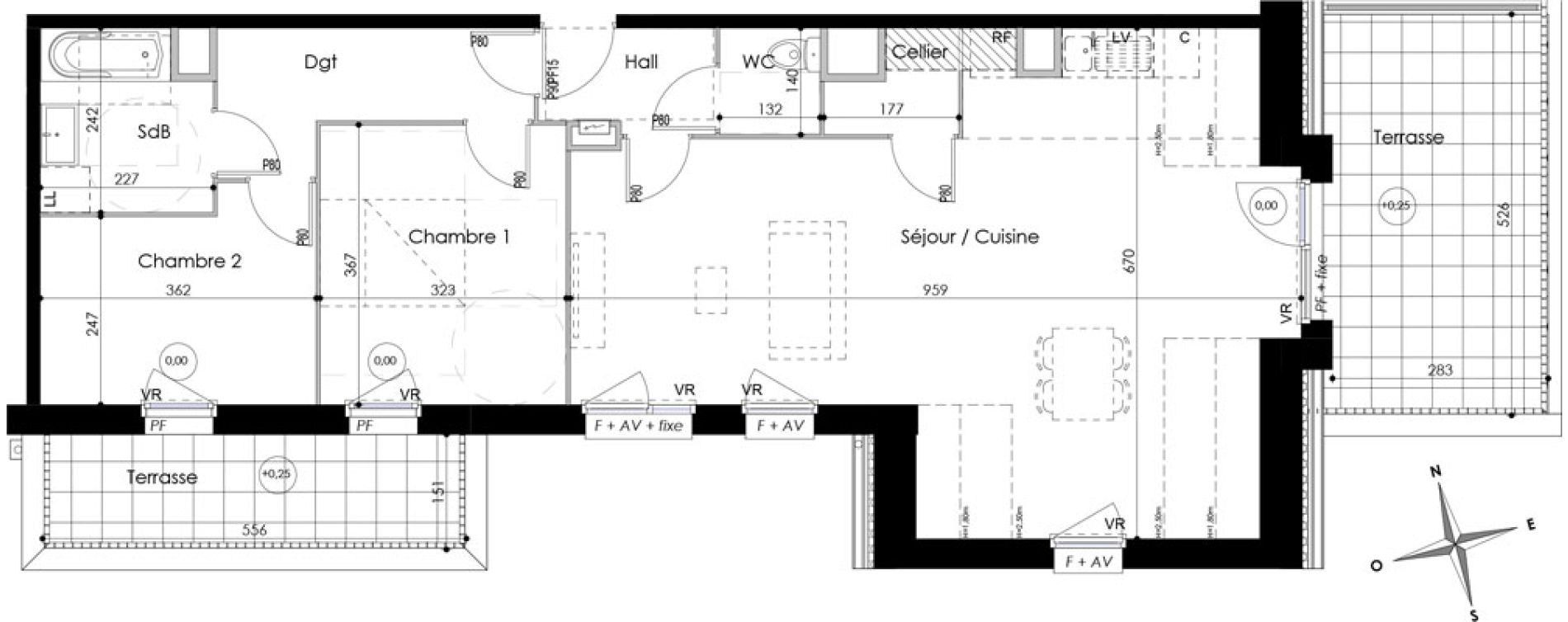 Appartement T3 de 81,70 m2 &agrave; Armenti&egrave;res Bizet - l&eacute;o lagrange