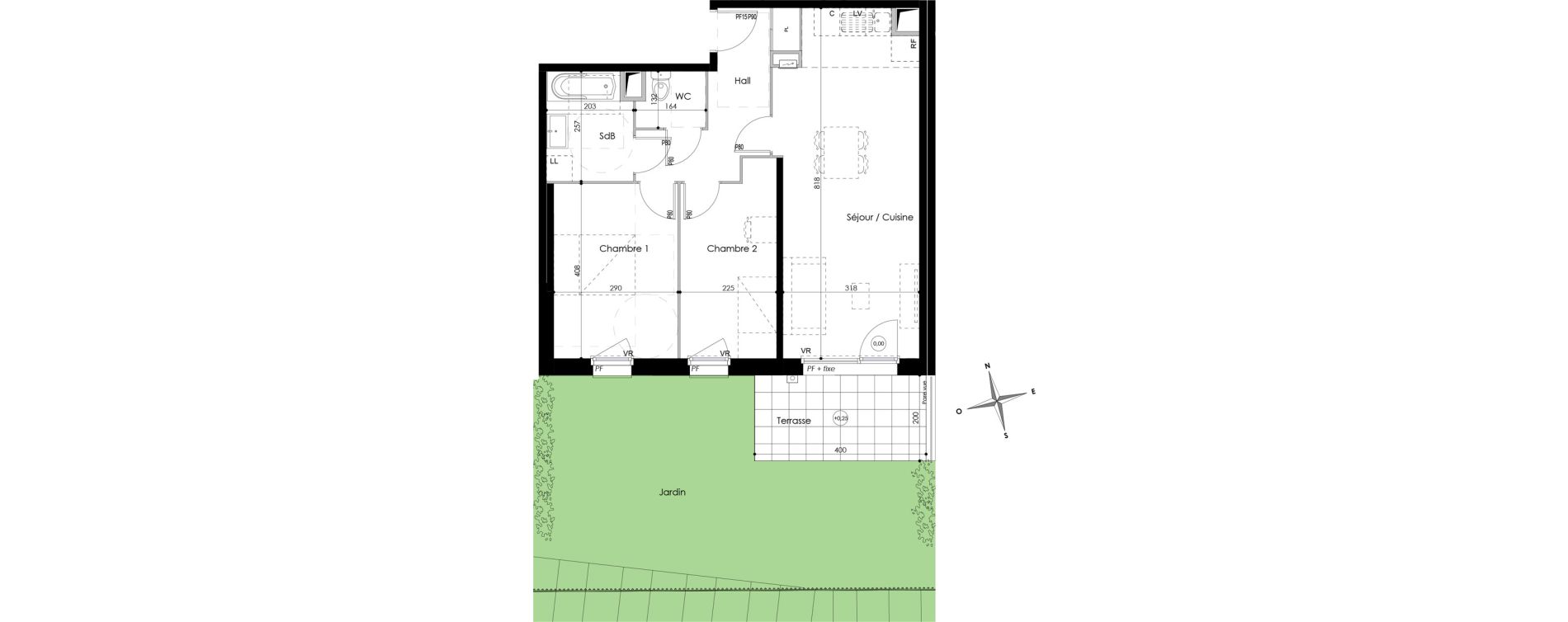 Appartement T3 de 61,84 m2 &agrave; Armenti&egrave;res Bizet - l&eacute;o lagrange