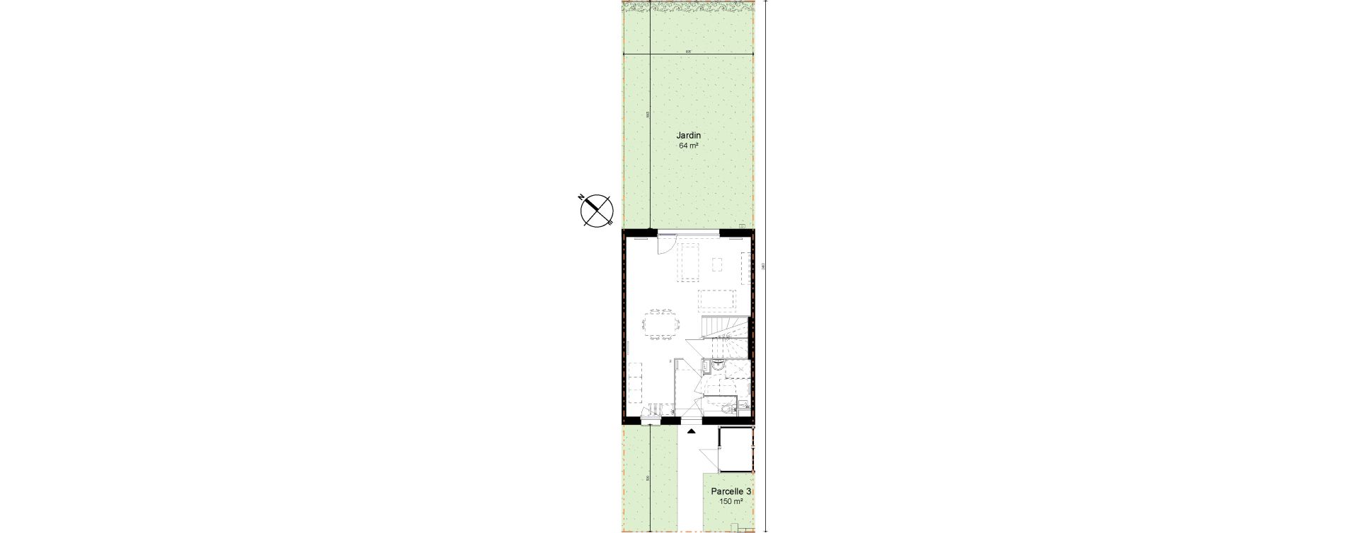 Maison T4 de 87,39 m2 &agrave; Armenti&egrave;res Centre