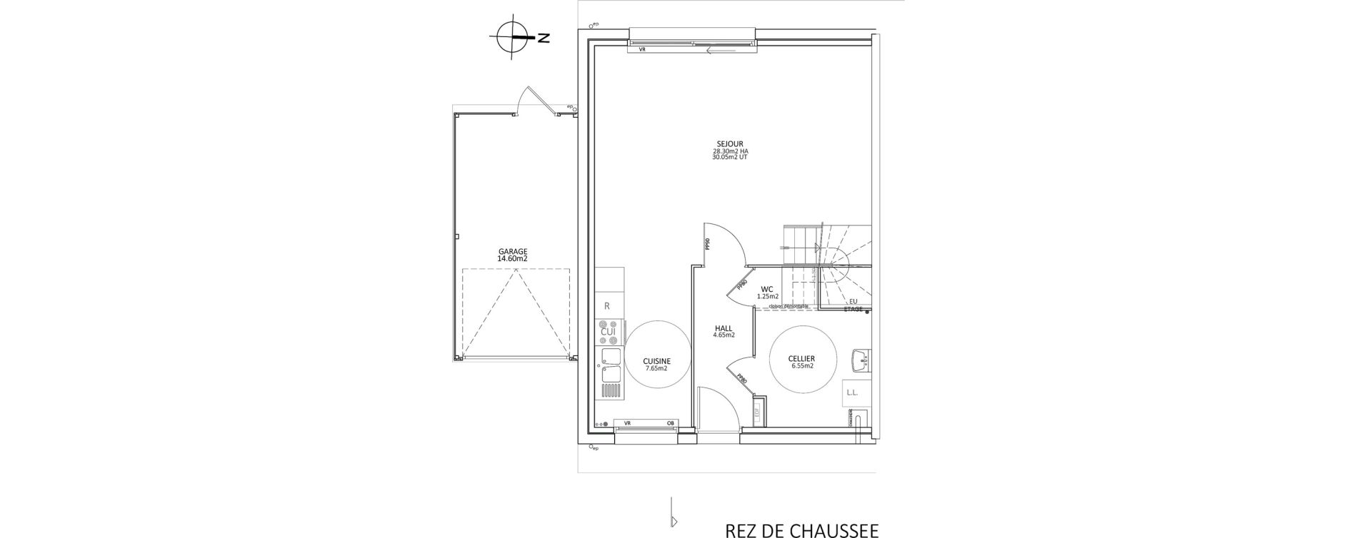 Maison T4 de 82,55 m2 &agrave; Bauvin Centre