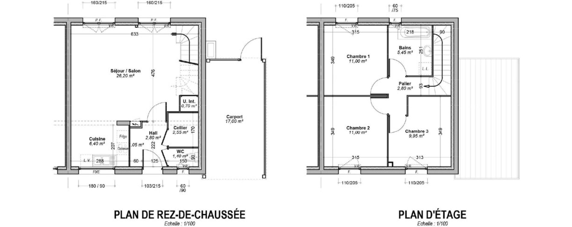 Maison T4 de 81,30 m2 &agrave; Coudekerque-Branche Centre