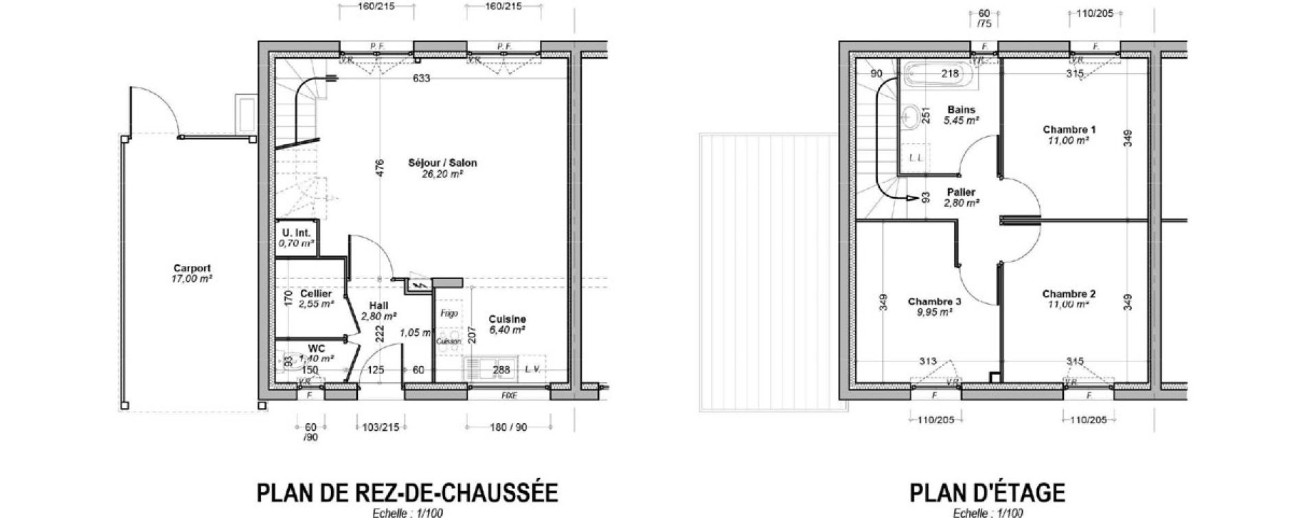 Maison T4 de 81,30 m2 &agrave; Coudekerque-Branche Centre