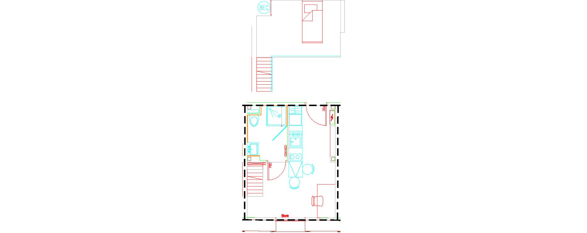 Appartement T1 de 21,17 m2 &agrave; Douai Centre