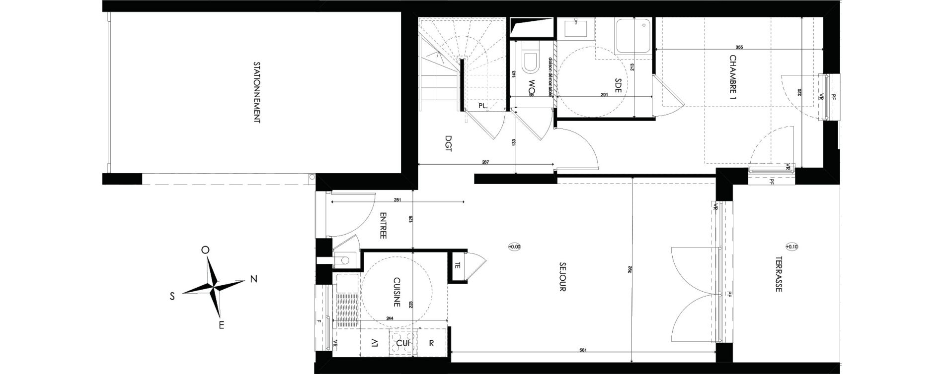 Appartement T4 de 87,35 m2 &agrave; Dunkerque Centre