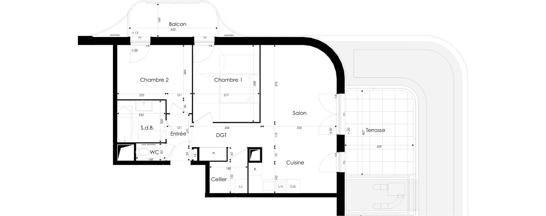 Appartement T3 de 64,09 m2 &agrave; Dunkerque Citadelle - victoire - grand large