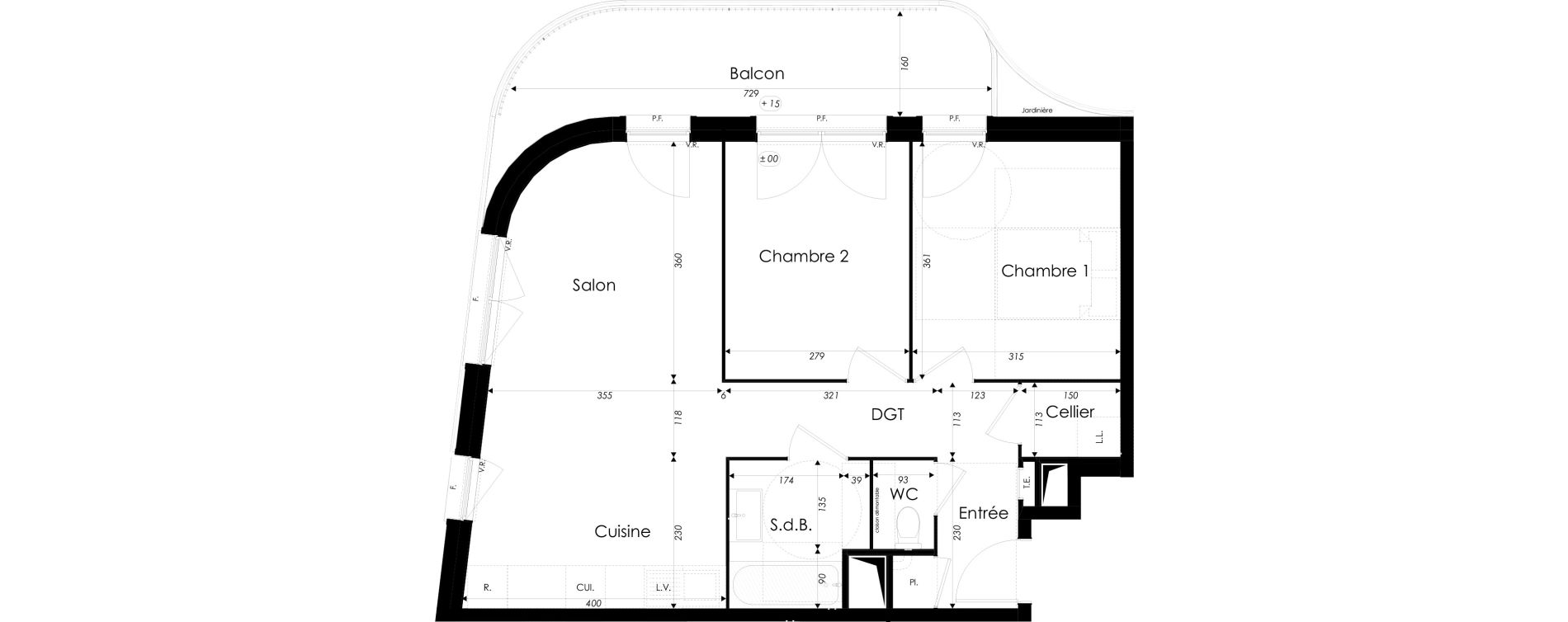 Appartement T3 de 61,87 m2 &agrave; Dunkerque Citadelle - victoire - grand large