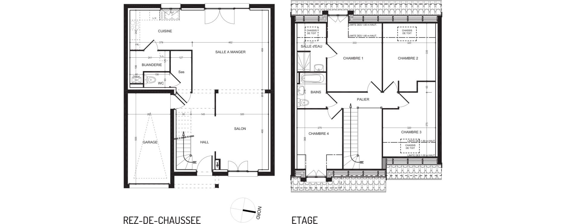Maison T5 de 116,38 m2 &agrave; Genech Centre