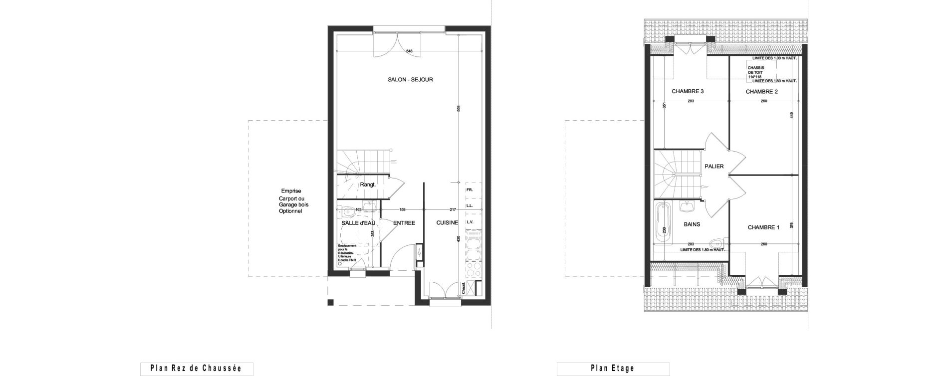 Maison T4 de 82,17 m2 &agrave; G&oelig;ulzin Centre