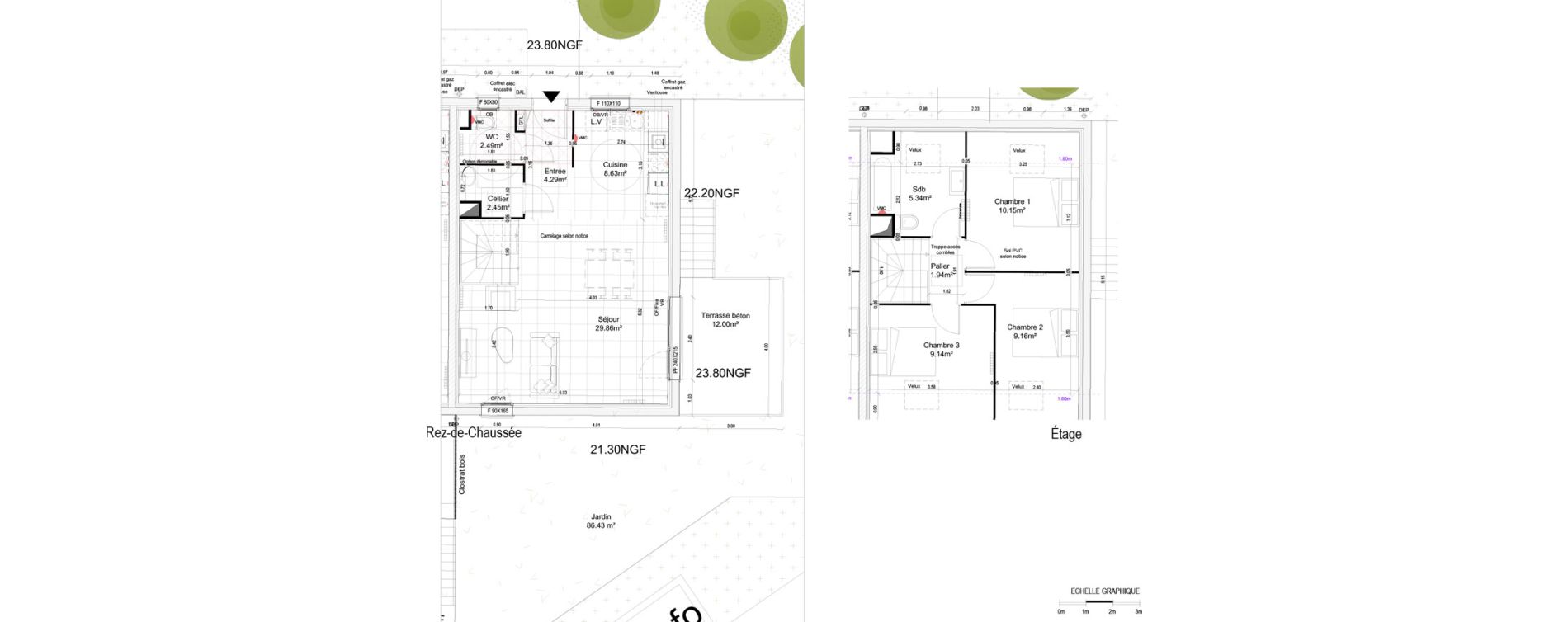Maison T4 de 84,05 m2 &agrave; Halluin Mont fleuri