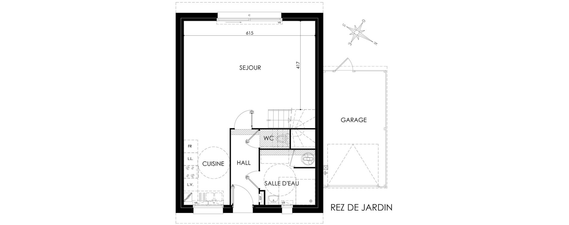 Maison T4 de 83,25 m2 &agrave; Halluin Centre