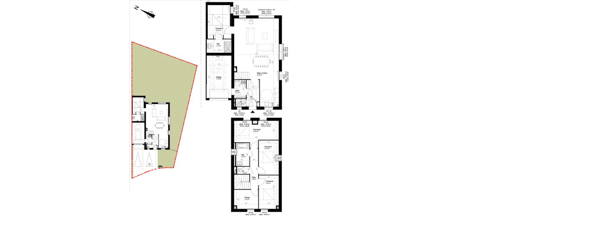 Maison T6 de 131,22 m2 &agrave; Herlies Centre