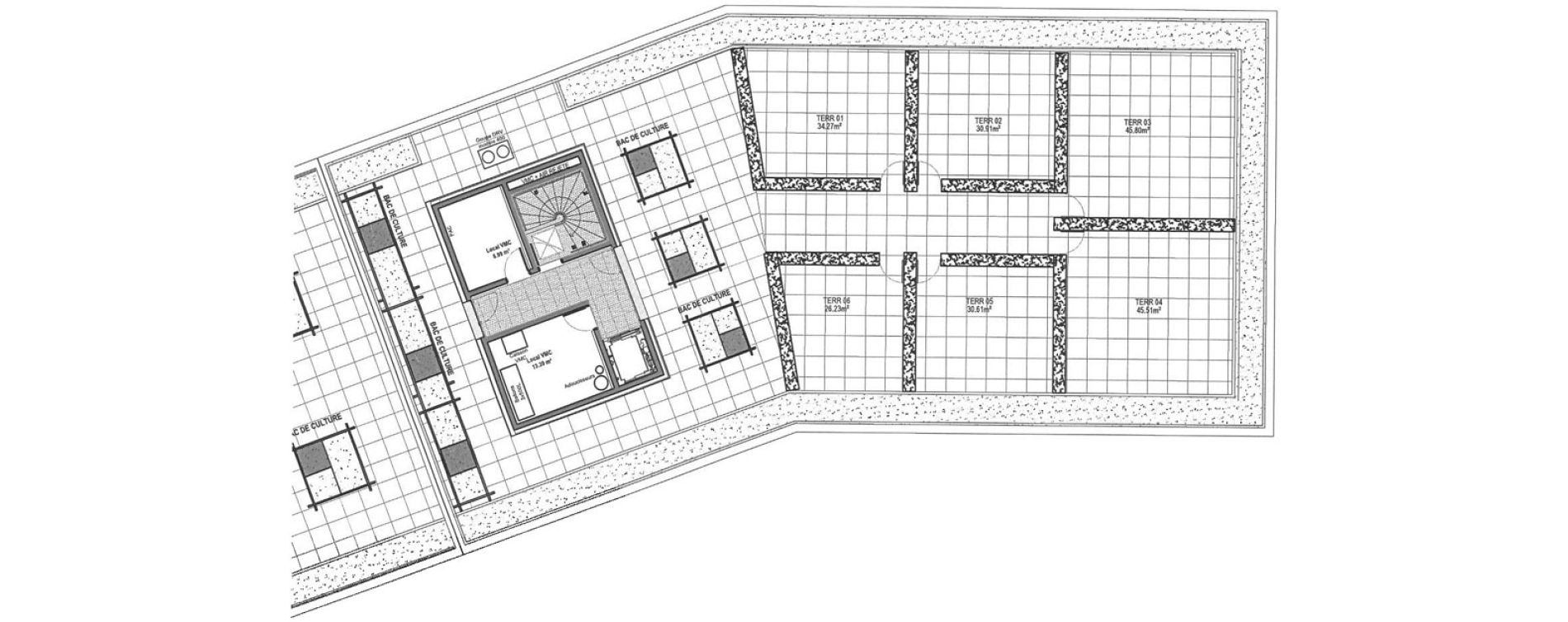 Appartement T4 de 78,72 m2 &agrave; La Madeleine Grand boulevard
