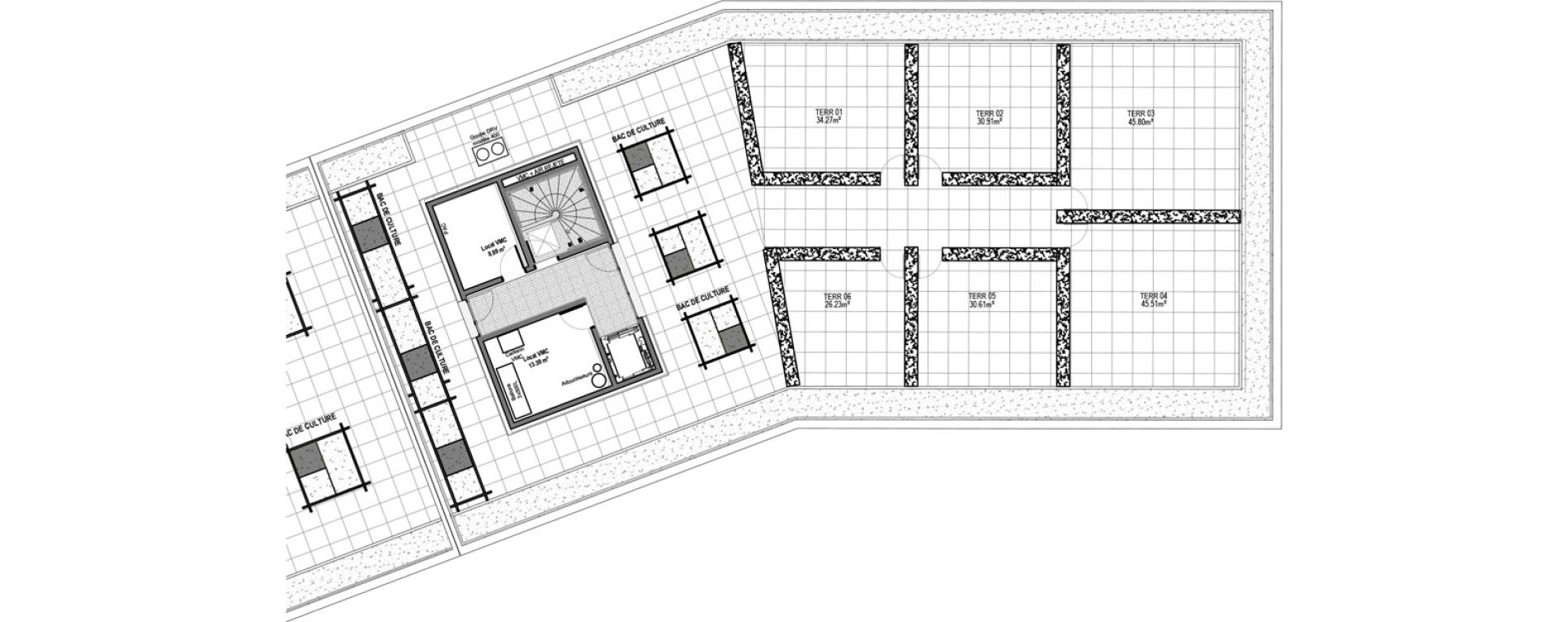 Appartement T4 de 93,05 m2 &agrave; La Madeleine Grand boulevard