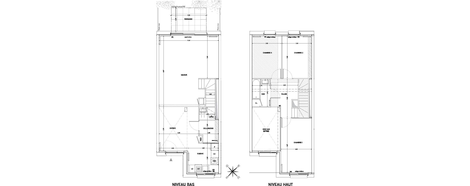 Duplex T4 de 90,48 m2 &agrave; Lille Sud