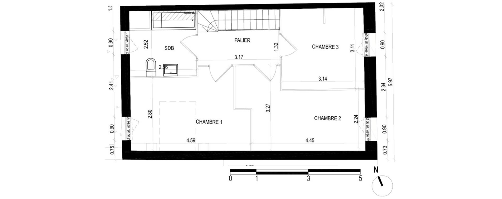 Maison T4 de 89,90 m2 &agrave; Lille Hellemmes