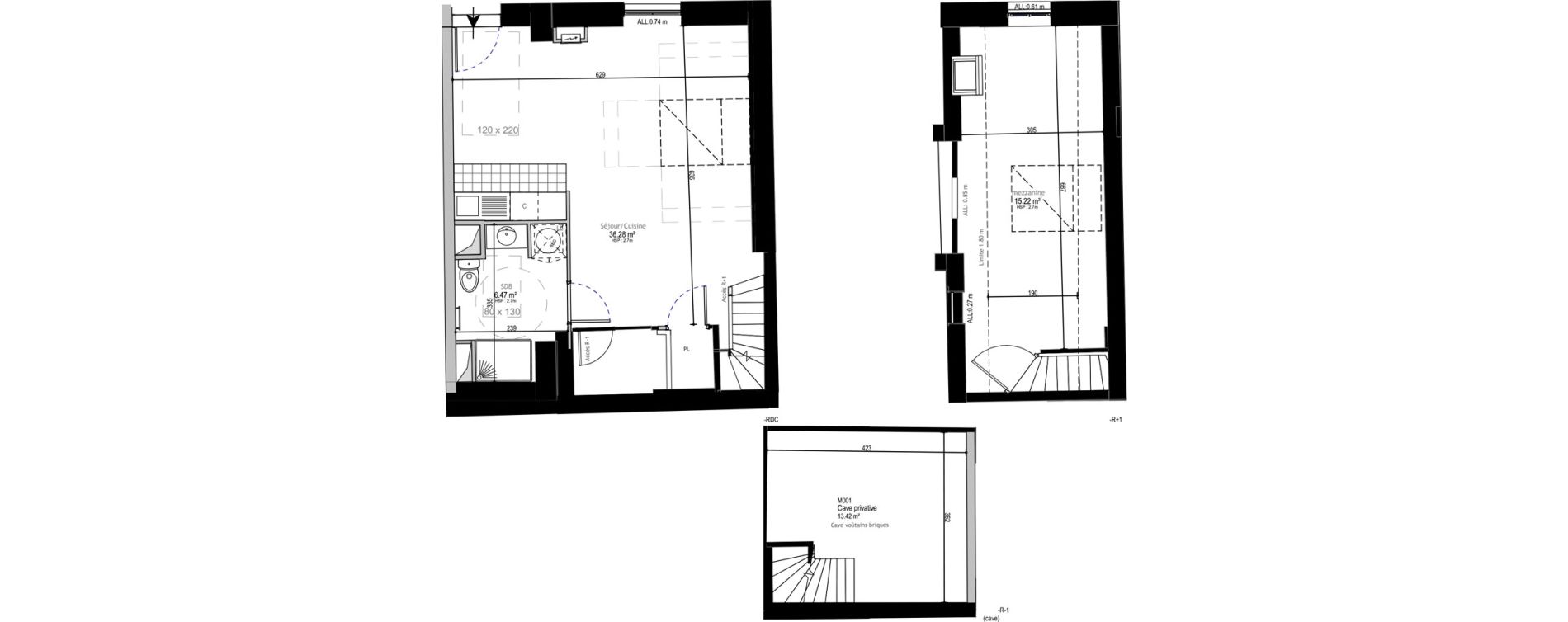 Maison T2 de 57,97 m2 &agrave; Lille Euralille