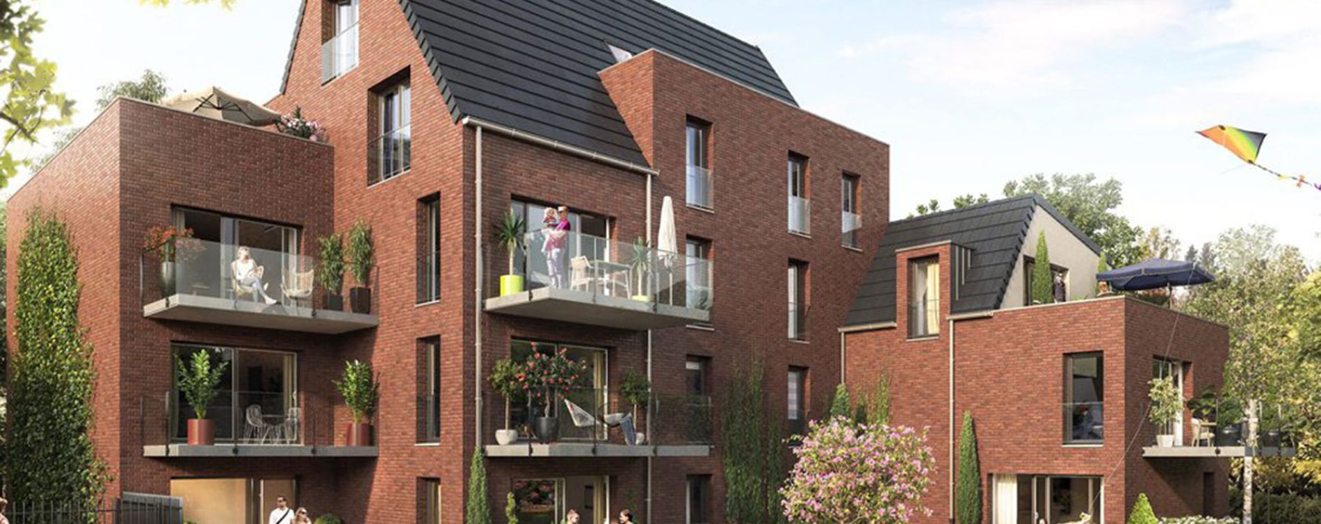 La Villa Buisson à MarcqenBarœul programme neuf