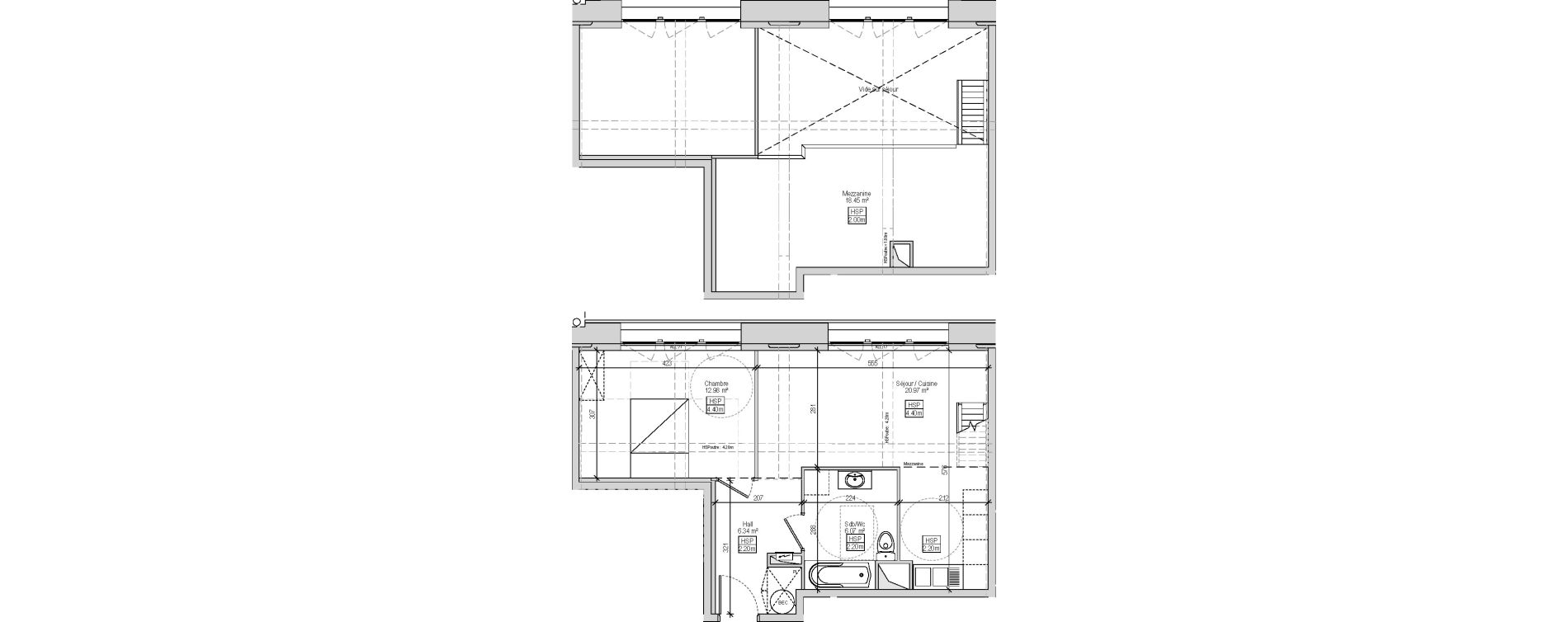 Appartement T2 bis de 50,40 m2 &agrave; Marquette-Lez-Lille Centre