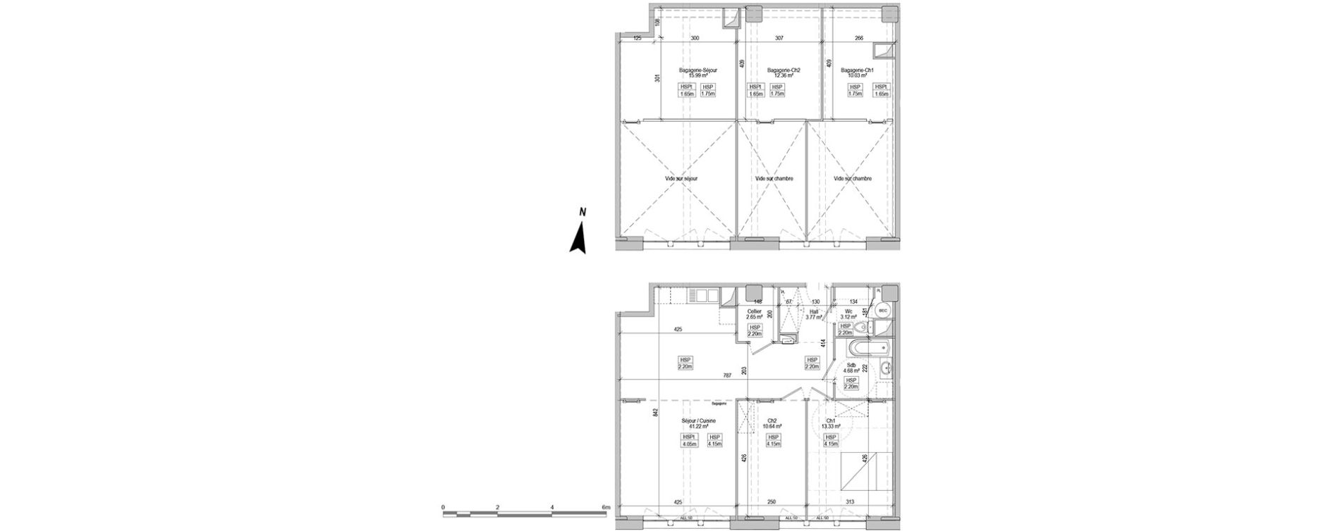 Appartement T3 de 79,41 m2 &agrave; Marquette-Lez-Lille Centre