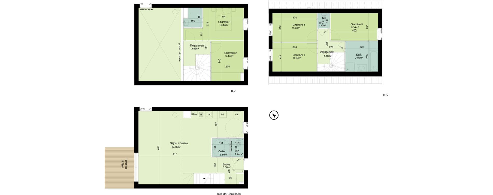 Maison T6 de 118,06 m2 &agrave; Mouvaux Francs - &eacute;pinette