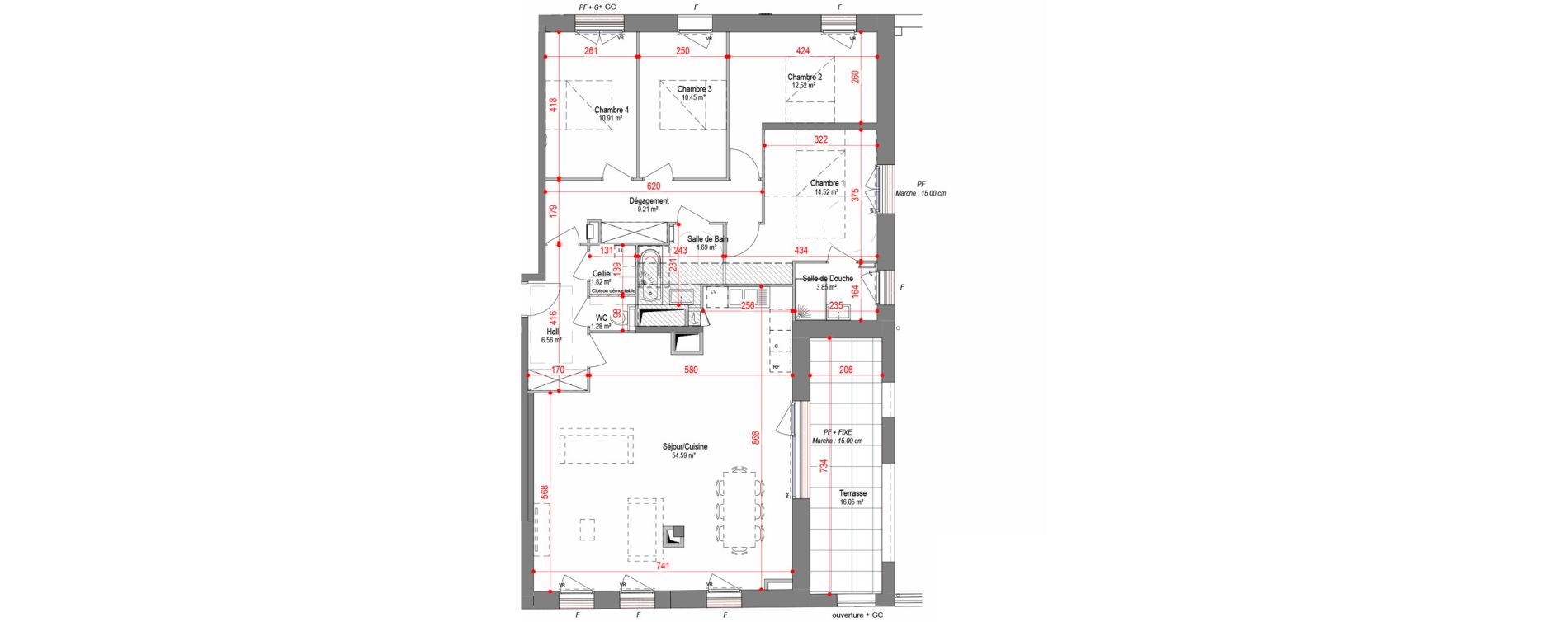 Appartement T5 de 130,40 m2 &agrave; Mouvaux Centre - rue de londres