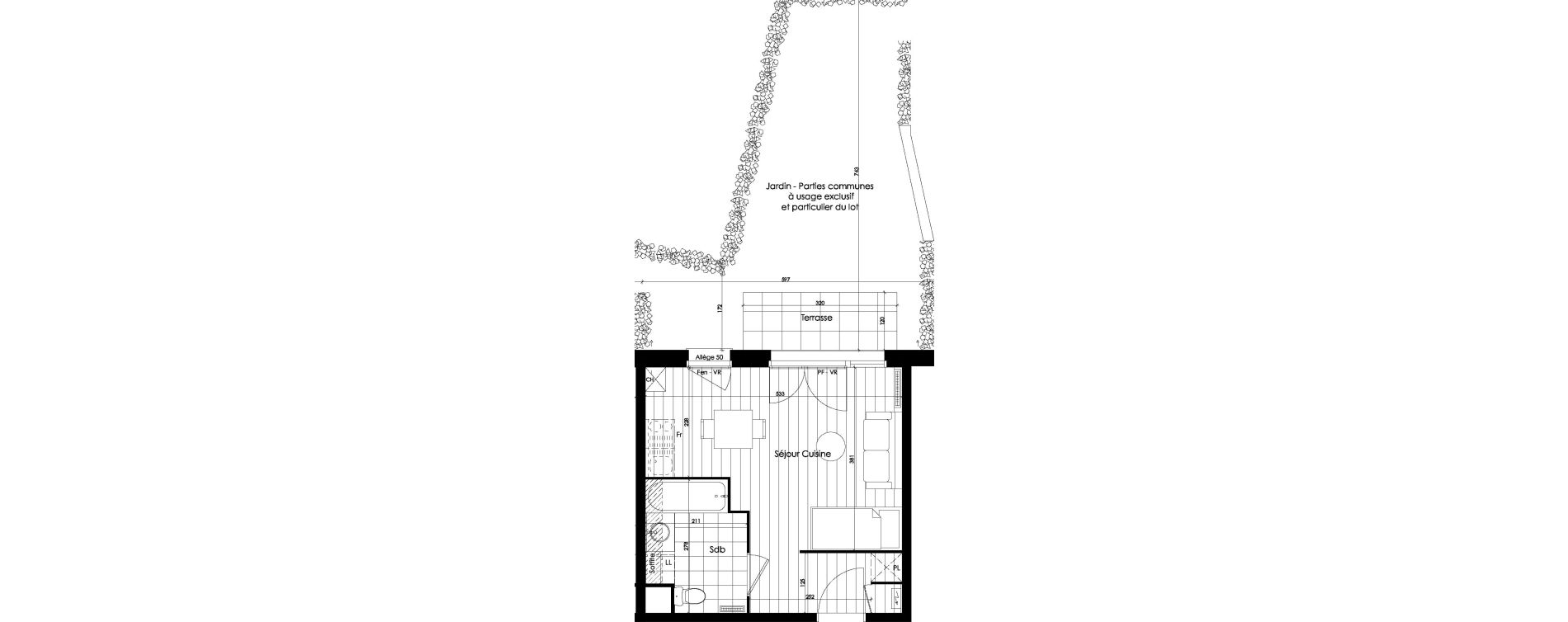 Appartement T1 de 26,50 m2 &agrave; Roubaix Vauban